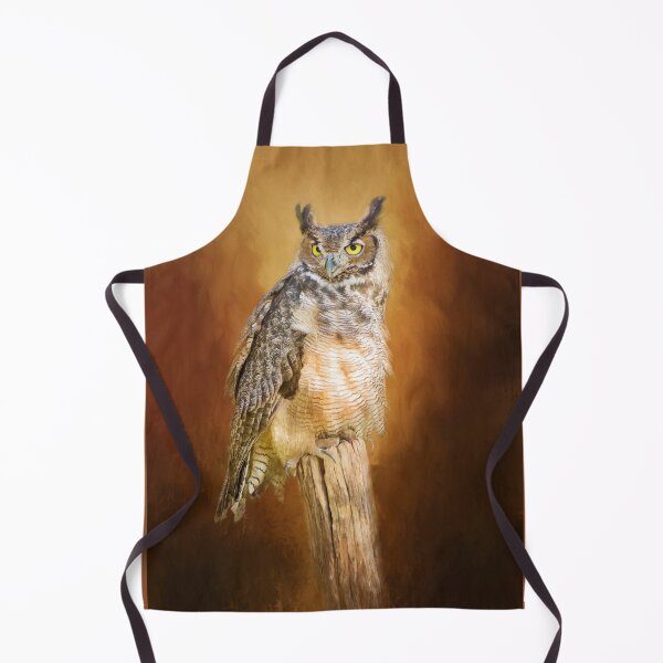 Item preview, Great Horned Owl In Autumn designed and sold by Sharon McConnell.