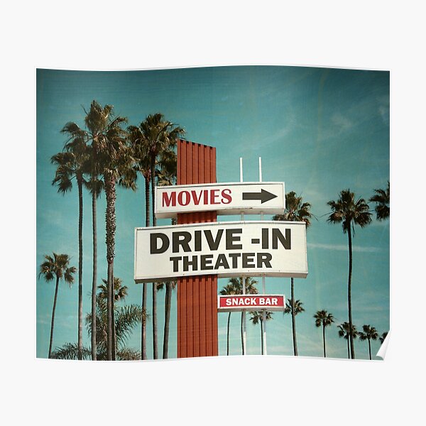 Drive In Movie Posters Redbubble