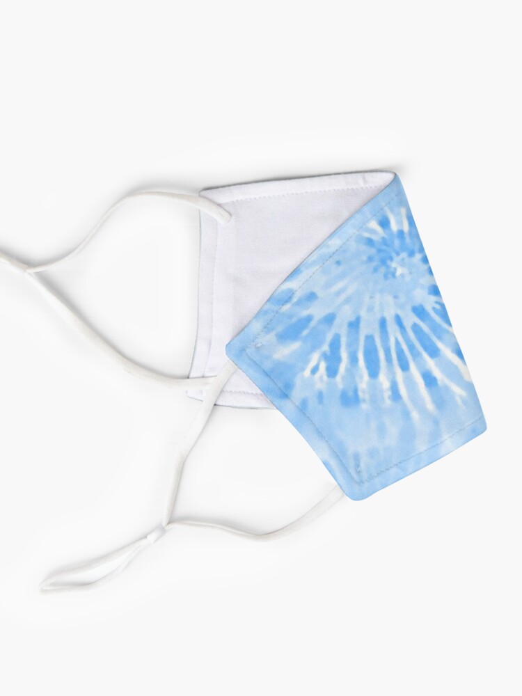 Alternate view of Tie Dye Blue hippie Mask