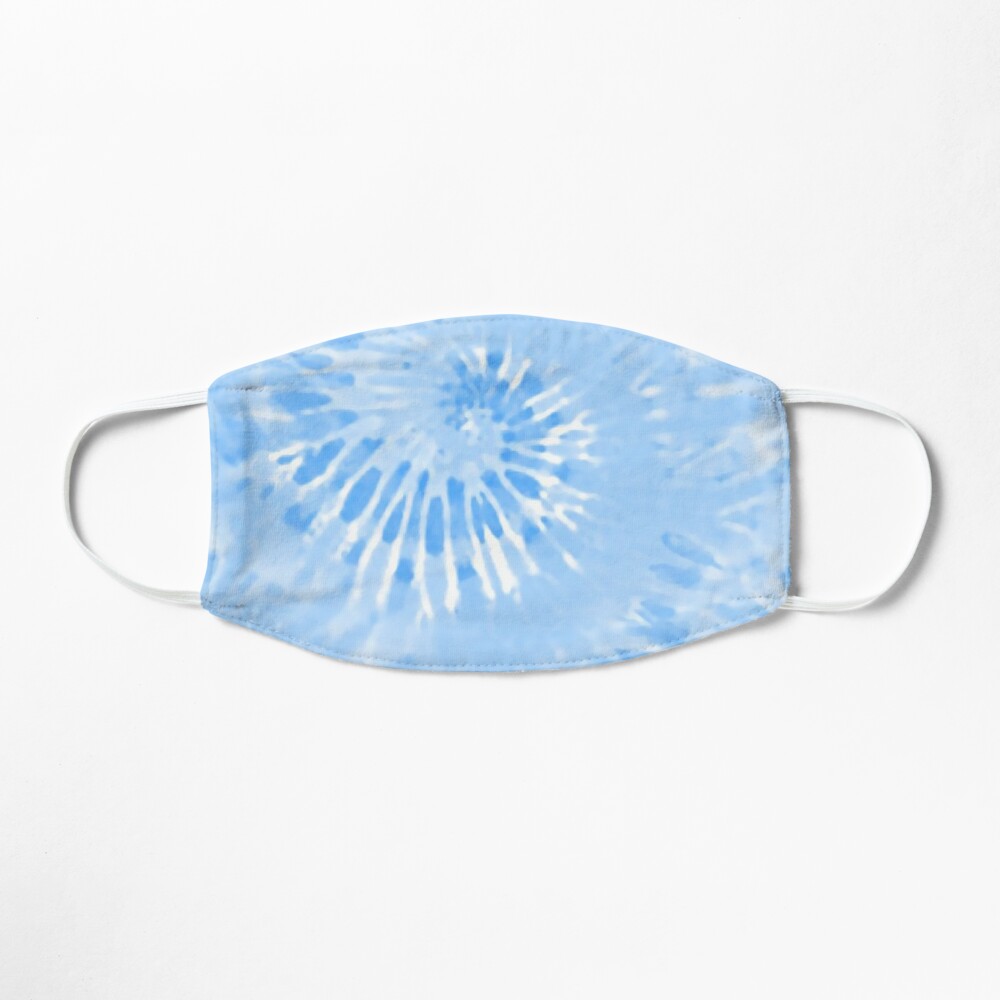 Tie Dye Blue hippie Mask