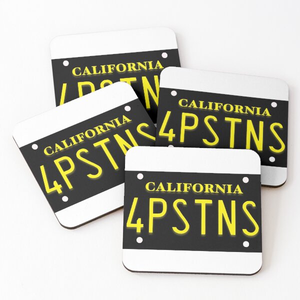 Item preview, 4 PSTNS on classic California Plate designed and sold by Dreamtees101.