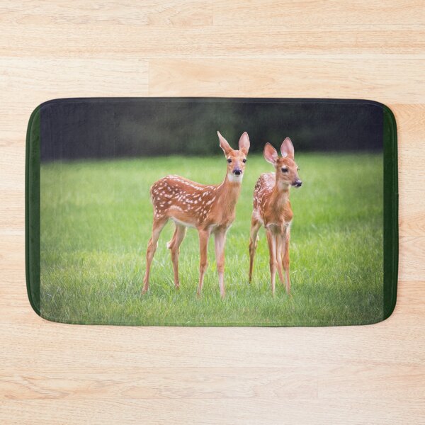Item preview, Two Twin Fawns On Green Grass designed and sold by Sharon McConnell.
