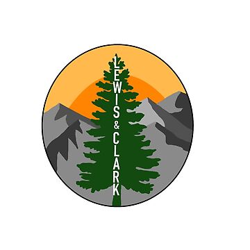 Artwork thumbnail, Lewis and Clark Tree (color) by collegestick