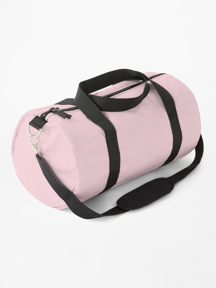 blush pink duffle bag