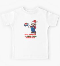 Super Mario Christmas Kids Tee