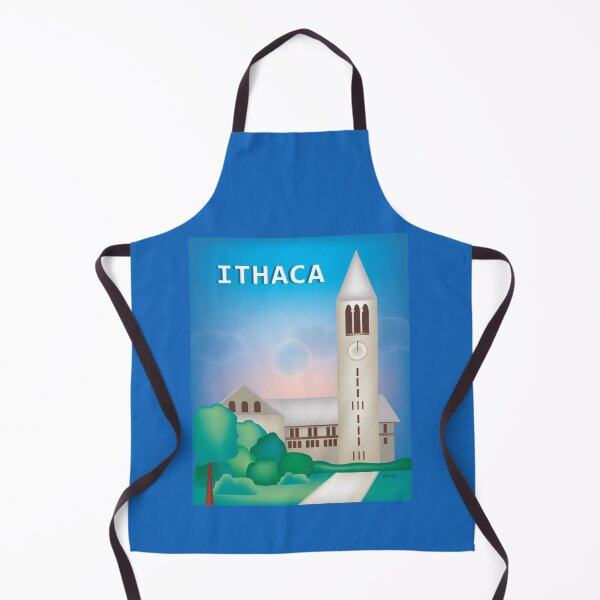 Item preview, Ithaca, New York - Skyline Illustration by Loose Petals designed and sold by LoosePetals.