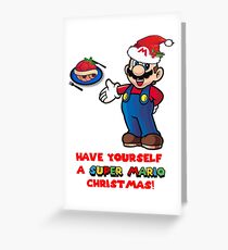 Super Mario Christmas Greeting Card