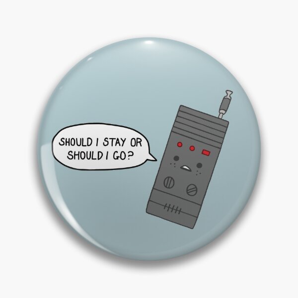 Item preview, Should I stay or should I go? designed and sold by penelope-anne.