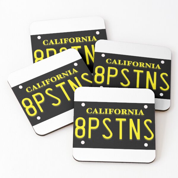 Item preview, 8 PSTNS on classic California Plate designed and sold by Dreamtees101.