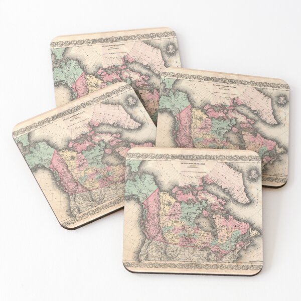 Item preview, 1855 Old Map Of Canada designed and sold by Flip & Flop.