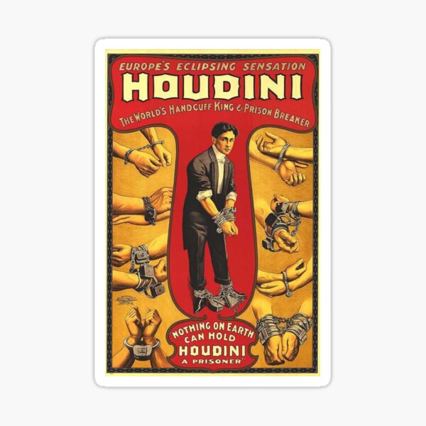 Item preview, Houdini - The king of handcuffs  designed and sold by Skeltonnaggs.