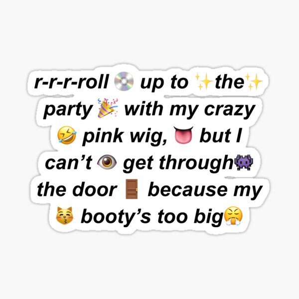 pink wig lyrics
