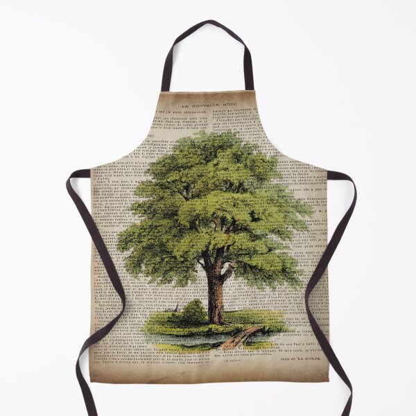 Item preview, 1980s hippie hipster fashion botanical art vintage oak tree designed and sold by LEILA ART SPACE.