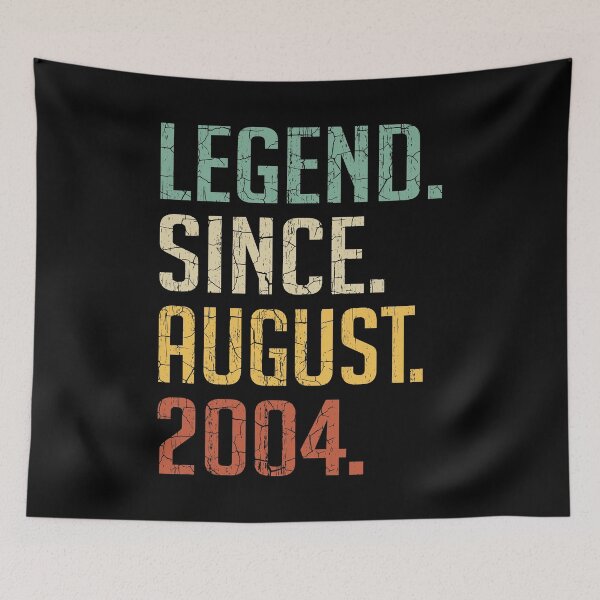 Item preview, Legend Since August 2004 16th Birthday Gift 16 Years Old Vintage August 2004 designed and sold by Takatv.