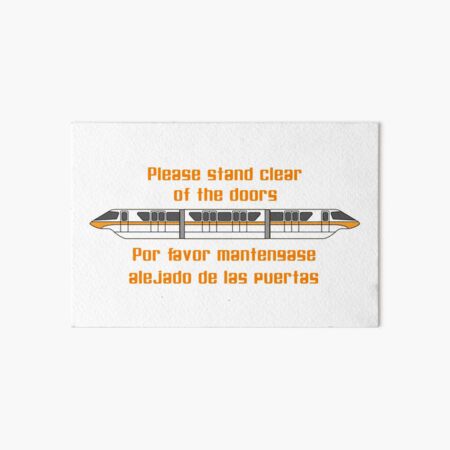 Please Stand Clear of the Doors Art Board Print