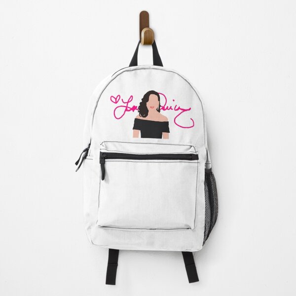 Item preview, Lana Parrilla Drawing w/ Hot Pink Signature Background designed and sold by melkin05.