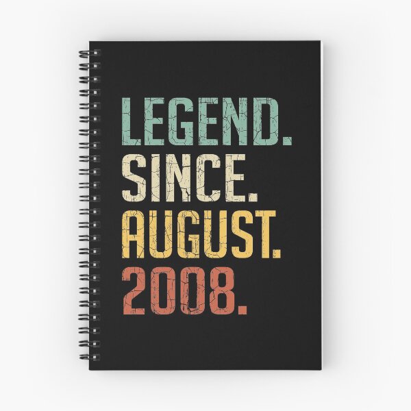 Item preview, Legend Since August 2008 12nd Birthday Gift 12 Years Old Vintage August 2008 designed and sold by Takatv.