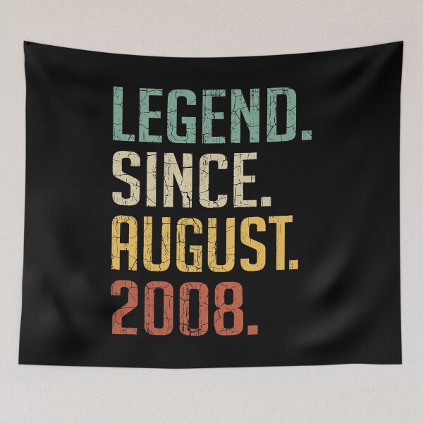Item preview, Legend Since August 2008 12nd Birthday Gift 12 Years Old Vintage August 2008 designed and sold by Takatv.