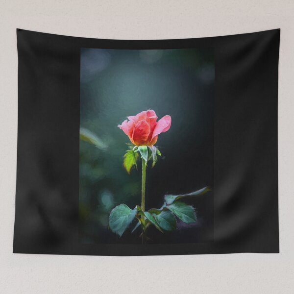 Item preview, Pink Evening Rose Portrait designed and sold by Sharon McConnell.
