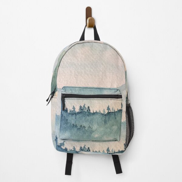 Item preview, Misty Mountain Blues Watercolor designed and sold by JHermanRussell.