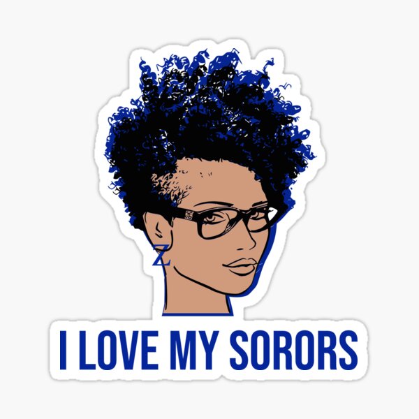 I Love My Sorors Zeta Light Sticker