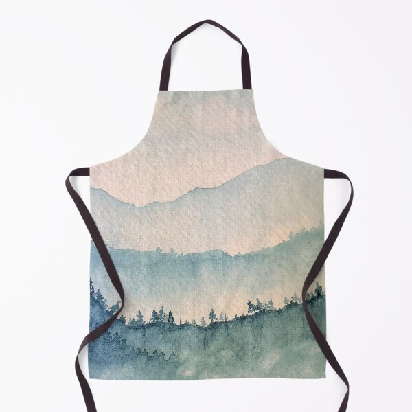 Item preview, Misty Mountain Blues Watercolor designed and sold by JHermanRussell.