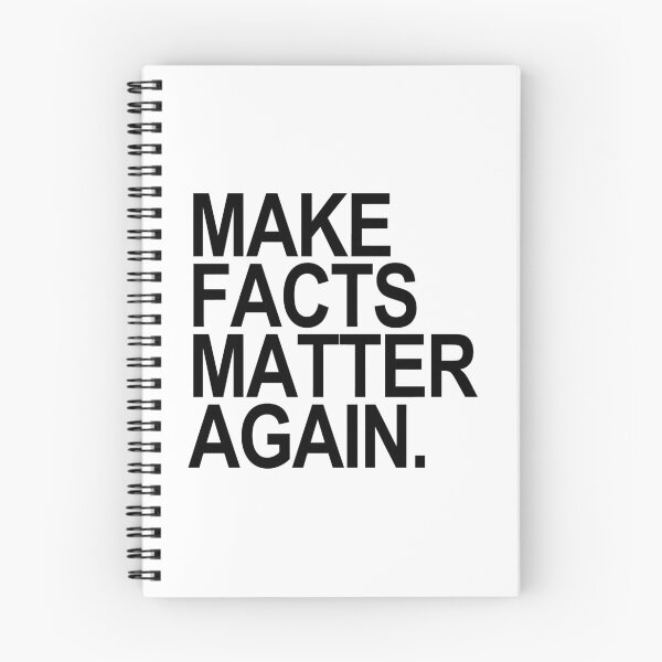 Item preview, Make Facts Matter Again - black text designed and sold by Thelittlelord.