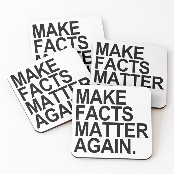 Item preview, Make Facts Matter Again - black text designed and sold by Thelittlelord.