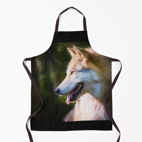 Item preview, Gray Timber Wolf Painted Portrait designed and sold by Sharon McConnell.