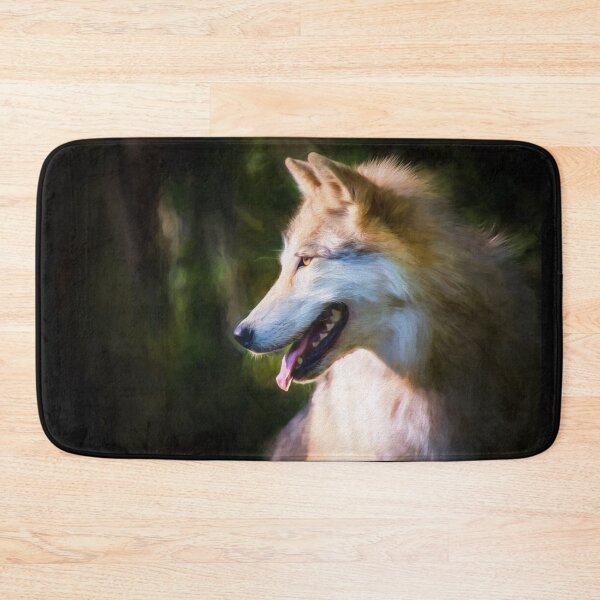 Item preview, Gray Timber Wolf Painted Portrait designed and sold by Sharon McConnell.