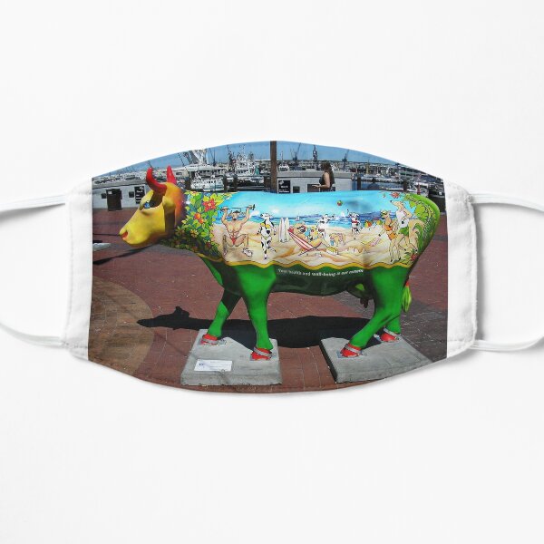 Painted Cow at the Cape Town Waterfront Mask