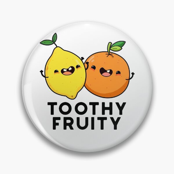 Item preview, Toothy Fruity Funny Fruit Puns  designed and sold by punnybone.