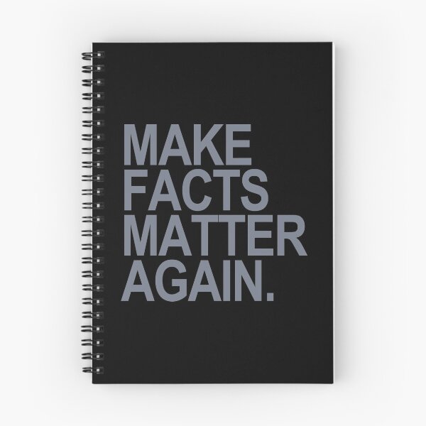 Item preview, Make Facts Matter Again - gray text designed and sold by Thelittlelord.