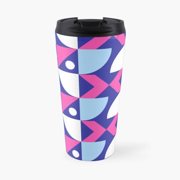 Abstract Colored Design Travel Mug