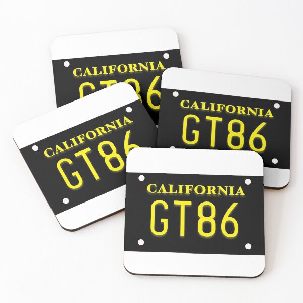 Item preview, GT86 on classic California plate designed and sold by Dreamtees101.
