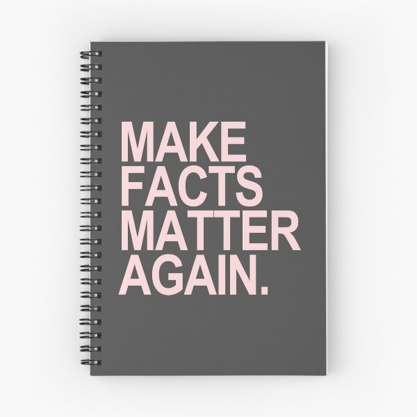 Item preview, Make Facts Matter Again - pink text designed and sold by Thelittlelord.