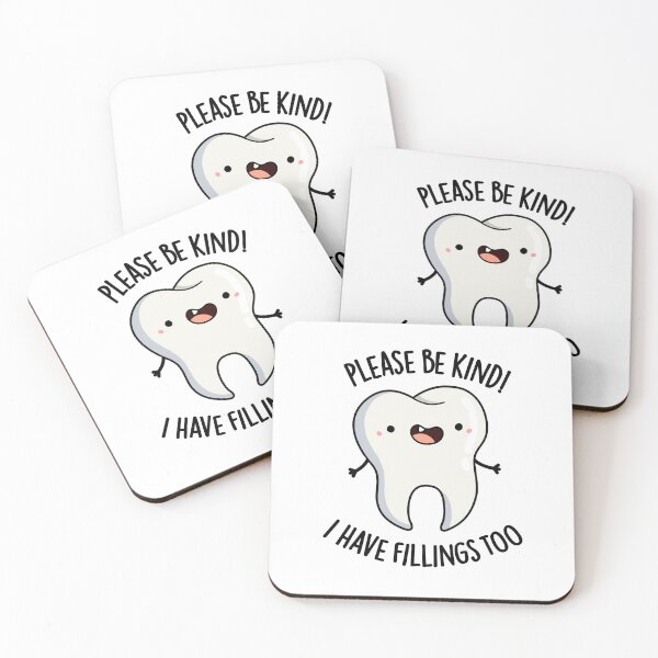 Item preview, Please Be Kind I Have Fillings Too Funny Tooth Puns  designed and sold by punnybone.
