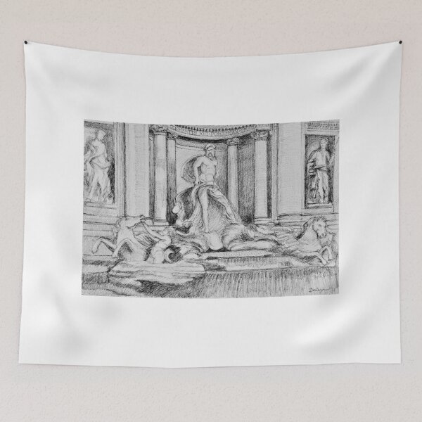 Item preview, Fontana di Trevi Roma designed and sold by Dai Wynn Fine Art.