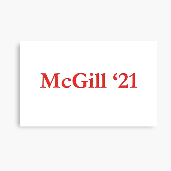 Mcgill University Canvas Prints Redbubble