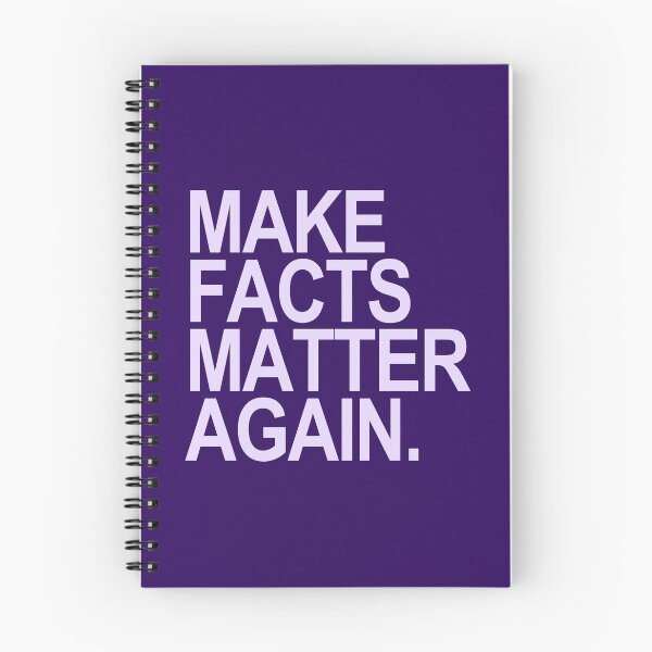 Item preview, Make Facts Matter Again - lavender text designed and sold by Thelittlelord.