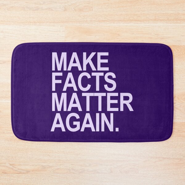 Item preview, Make Facts Matter Again - lavender text designed and sold by Thelittlelord.