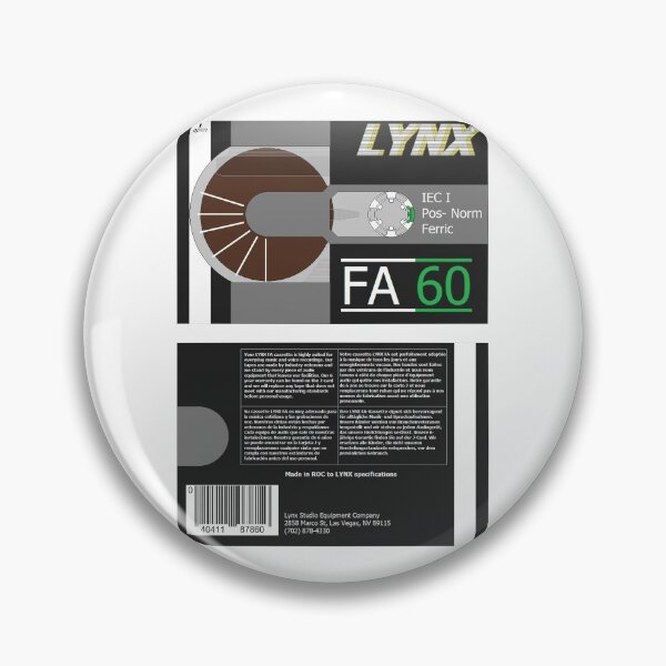 Artikelvorschau, Lynx Studio Equipment Co. FA60 Typ 1 Kassette (Vorder- und Rückseite) entworfen und verkauft von B-96-J.