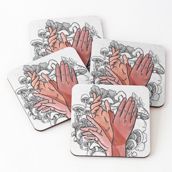 Item preview, Foraging Hands & Mushrooms designed and sold by ChelseyMagaoay.