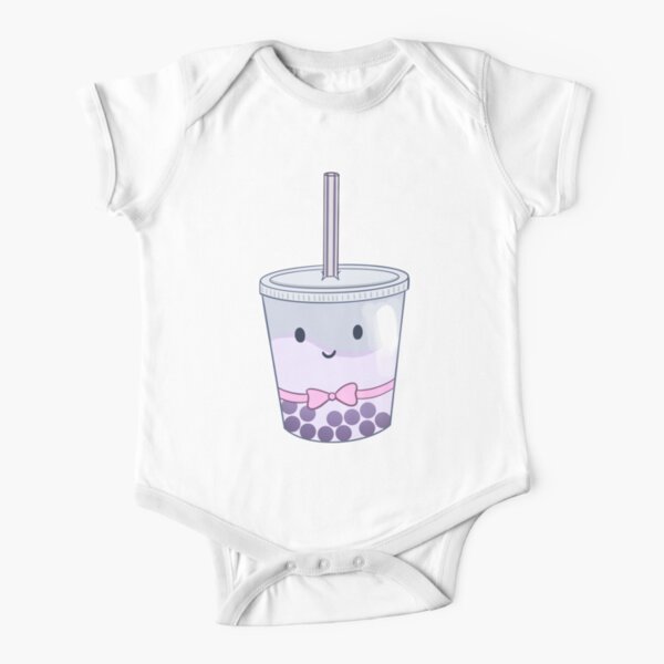Bubble Tea Short Sleeve Baby One-Piece