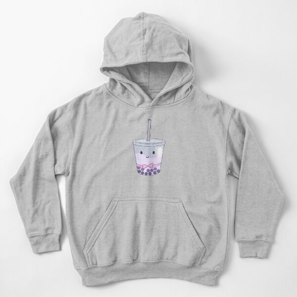Bubble Tea Kids Pullover Hoodie