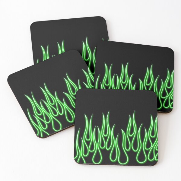 Item preview, Neon Green Flame designed and sold by Babiola.