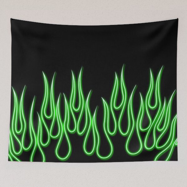 Item preview, Neon Green Flame designed and sold by Babiola.