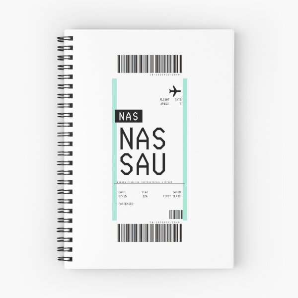 Item preview, Nassau Bahamas Boarding Pass designed and sold by agethegreat.