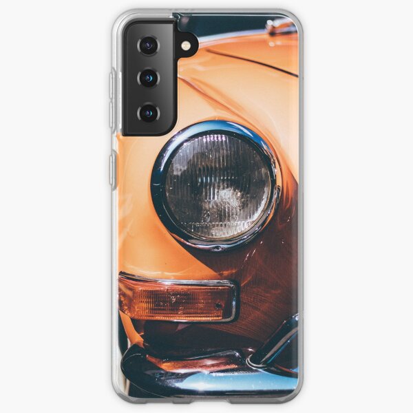 Karmann Ghia dans une orange très années 70 Coque souple Samsung Galaxy