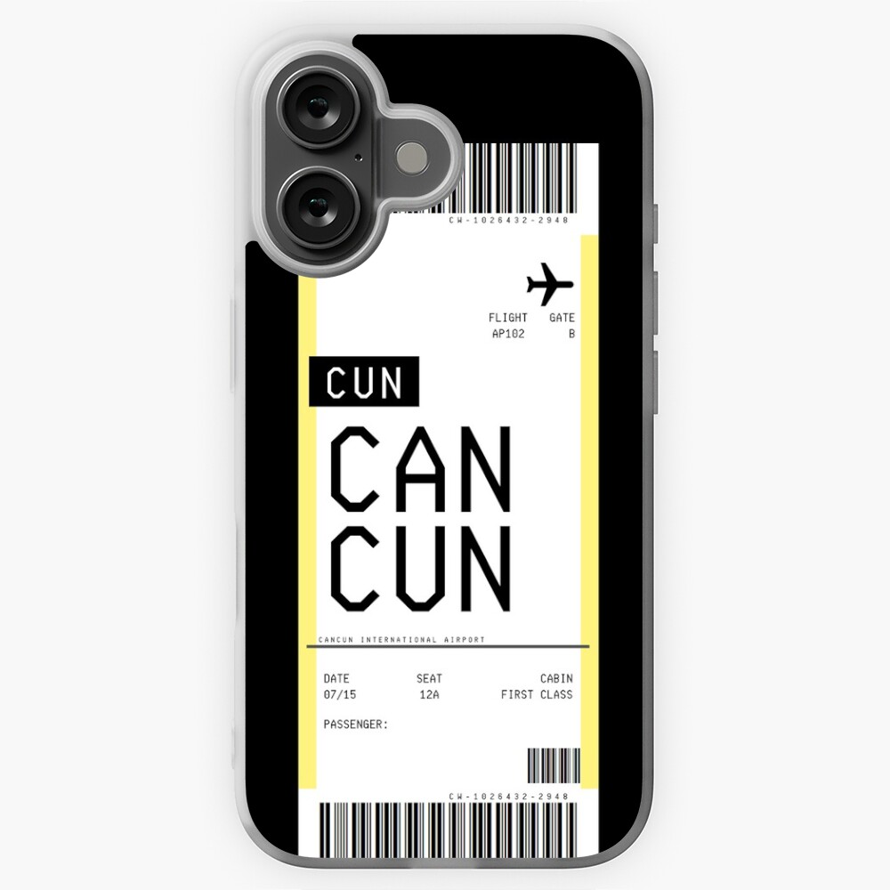 Cancun Boarding Pass | Sticker